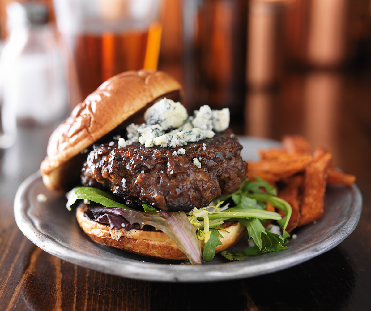 Blue Cheese Bison Burgers TenderBison