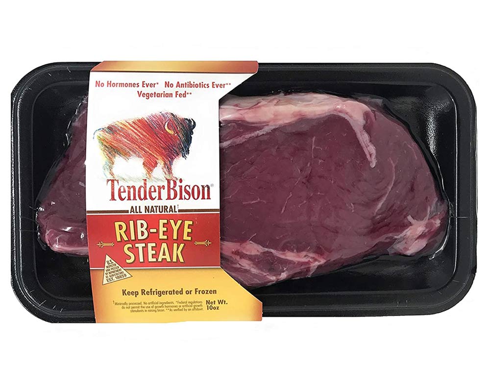 Bison Ribeye Steaks 10 oz