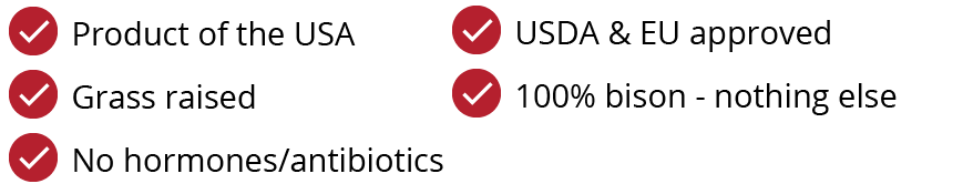 TenderBison Nutritional Information