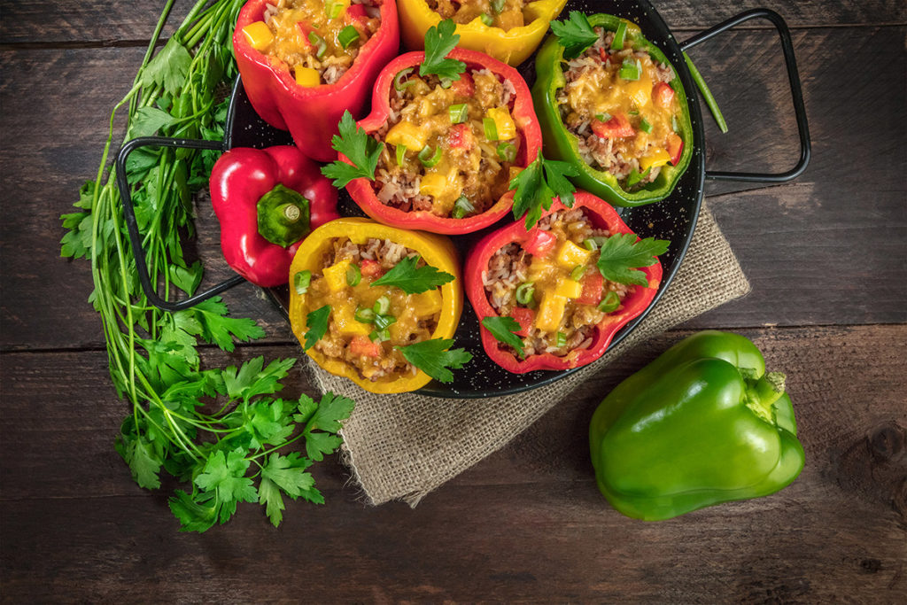 Bison Stuffed Peppers Recipe