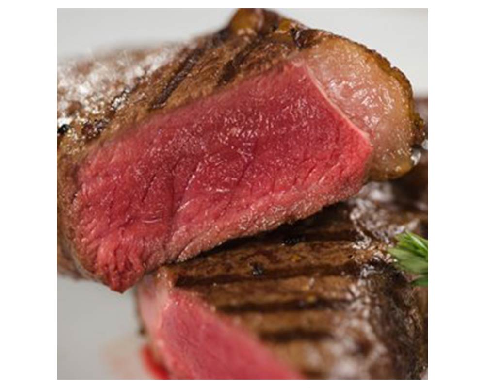 Bison New York Strip Steak 8 oz (4 count)