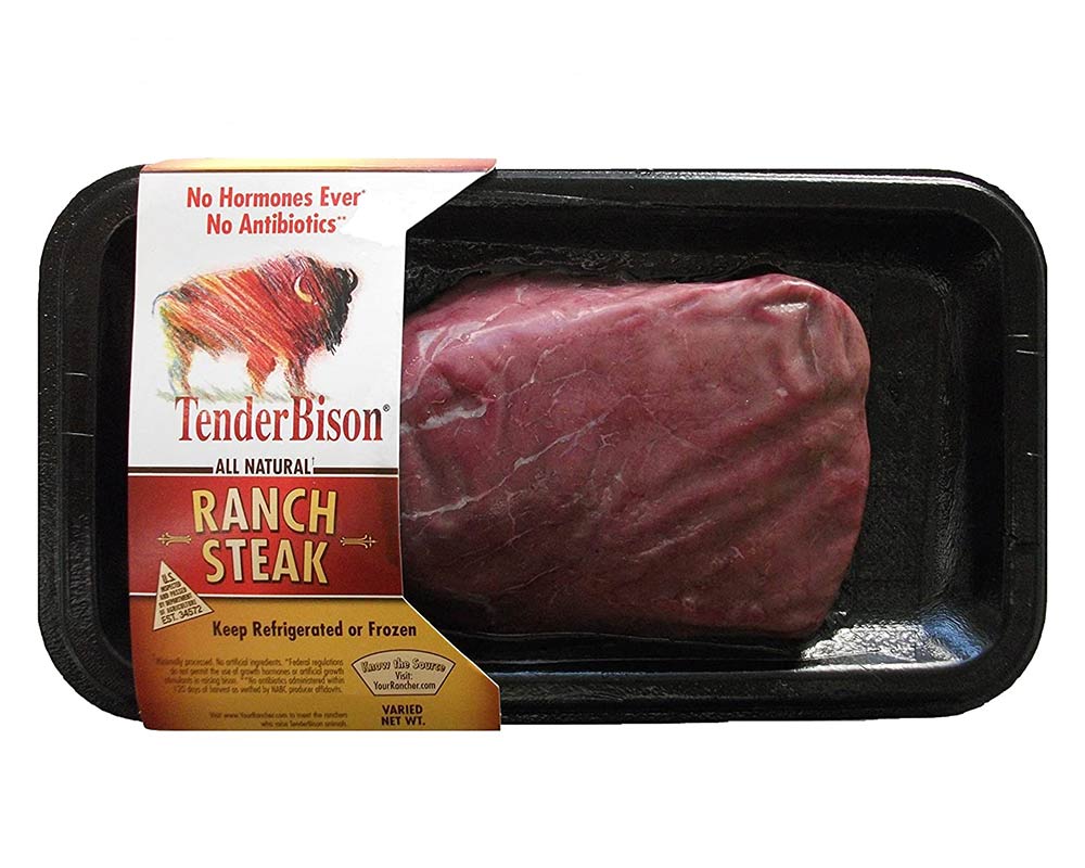Bison Ranch Steak 6-8 oz (case of 12)