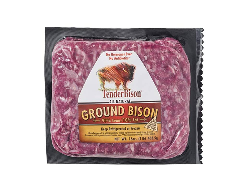 Ground Bison 80% Lean 16 oz (12 count)