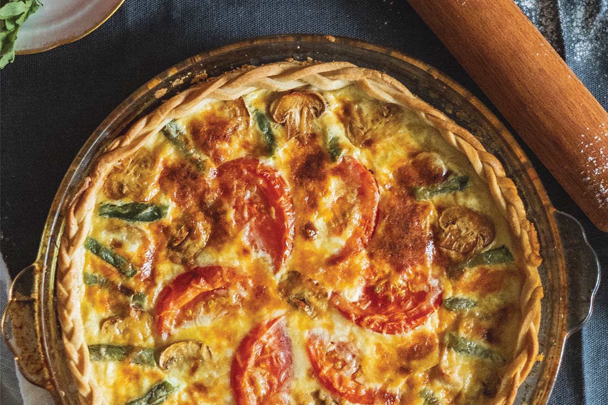 Bison Quiche for Two Recipe